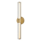 HK-GEORGETTE-LED2-LCB Georgette Medium LED Bathroom  Wall Light  Laquered Brass