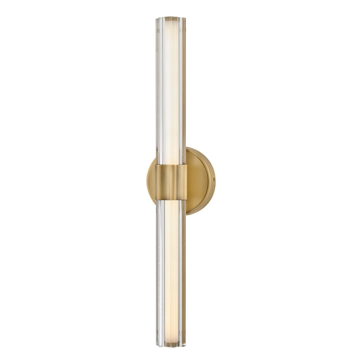 HK-GEORGETTE-LED2-LCB Georgette Medium LED Bathroom  Wall Light  Laquered Brass