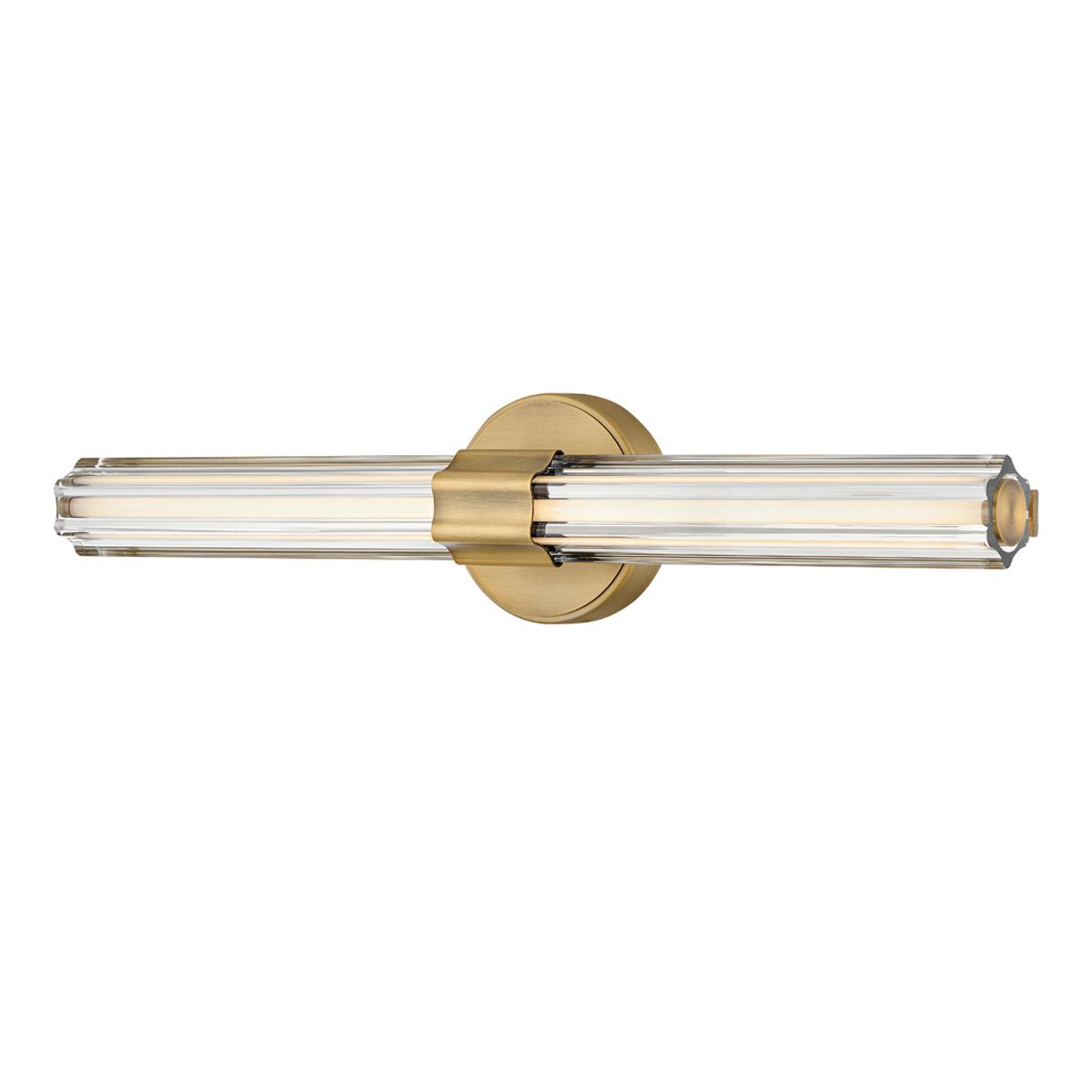 HK-GEORGETTE-LED2-LCB Georgette Medium LED Bathroom  Wall Light  Laquered Brass