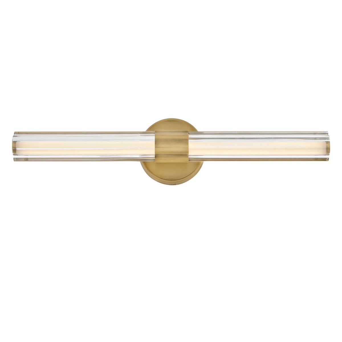 HK-GEORGETTE-LED2-LCB Georgette Medium LED Bathroom  Wall Light  Laquered Brass