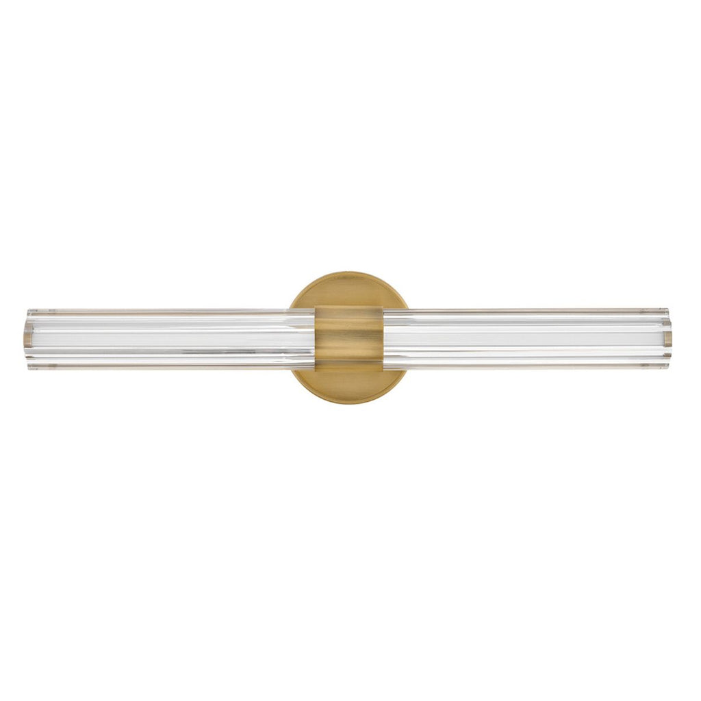 HK-GEORGETTE-LED2-LCB Georgette Medium LED Bathroom  Wall Light  Laquered Brass