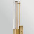 HK-GEORGETTE-LED2-LCB Georgette Medium LED Bathroom  Wall Light  Laquered Brass