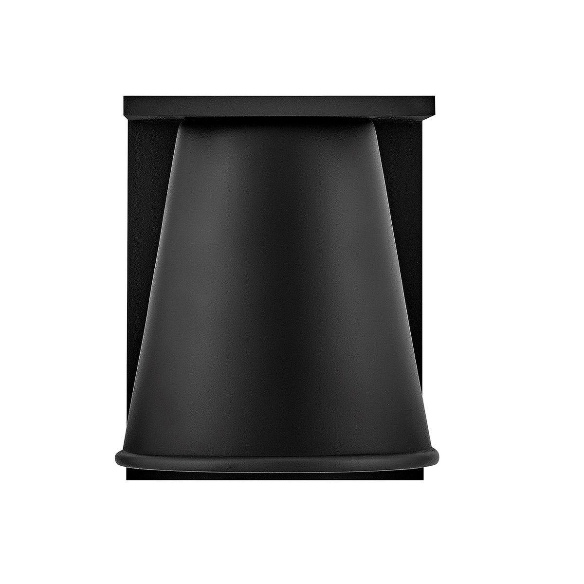 HK-HANS-S-BLK Hinkley Coastal Small  Outdoor Wall Lantern Textured Black