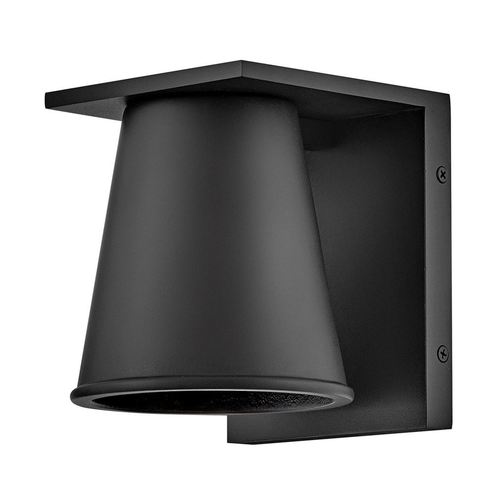 HK-HANS-S-BLK Hinkley Coastal Small  Outdoor Wall Lantern Textured Black