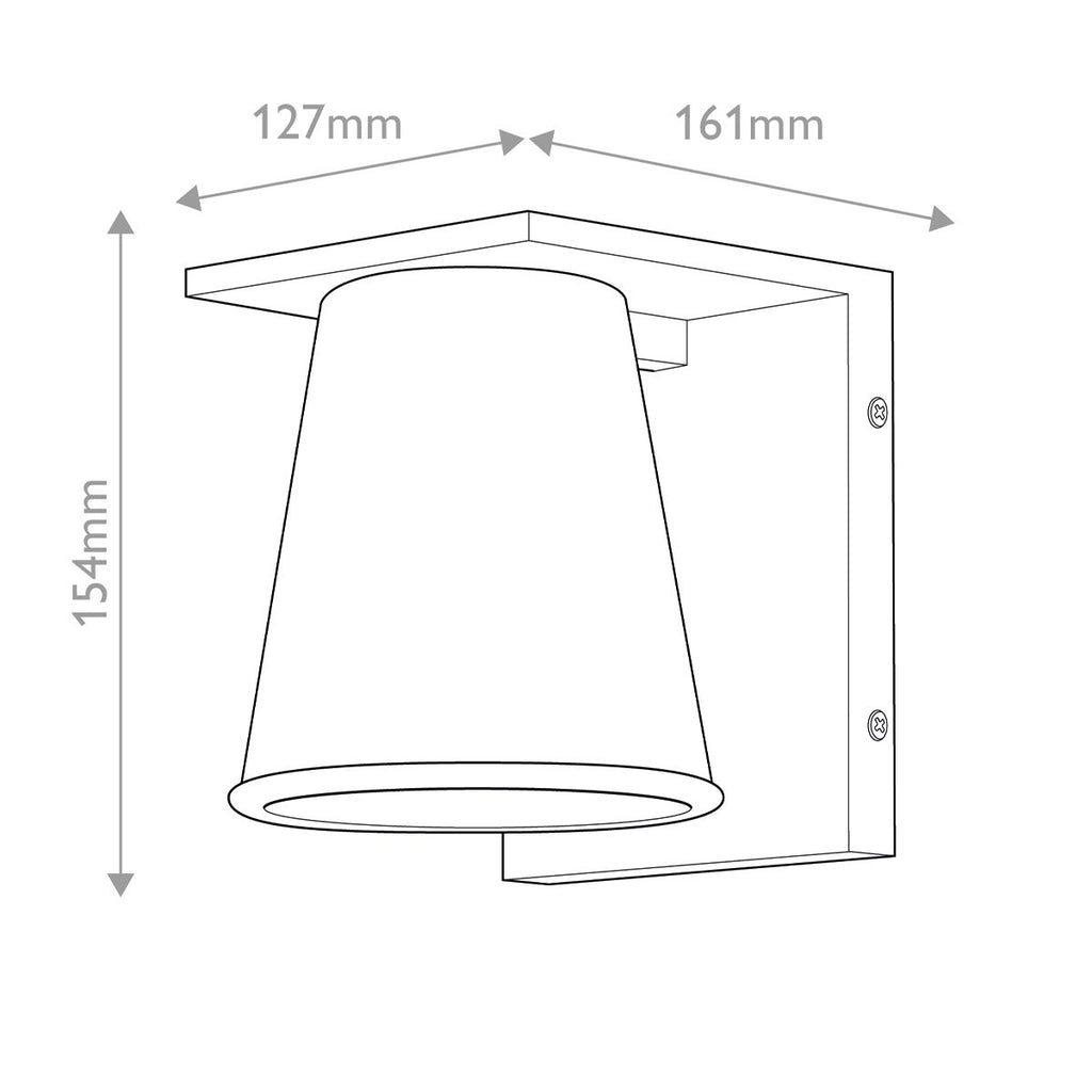 HK-HANS-S-BLK Hinkley Coastal Small  Outdoor Wall Lantern Textured Black