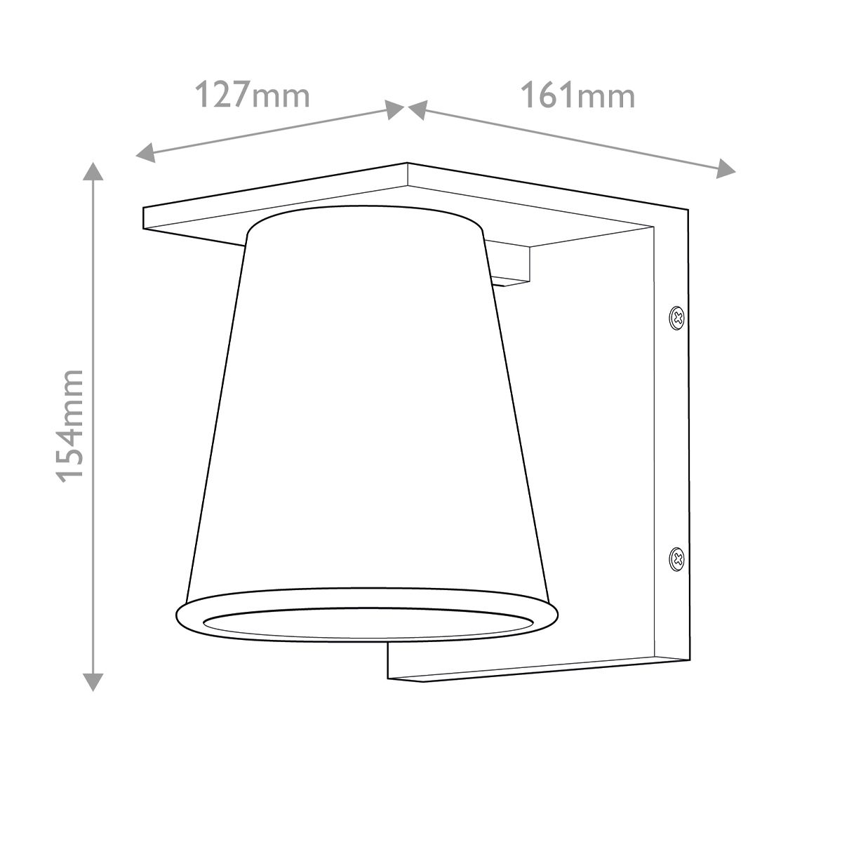 HK-HANS-S-BLK Hinkley Coastal Small  Outdoor Wall Lantern Textured Black