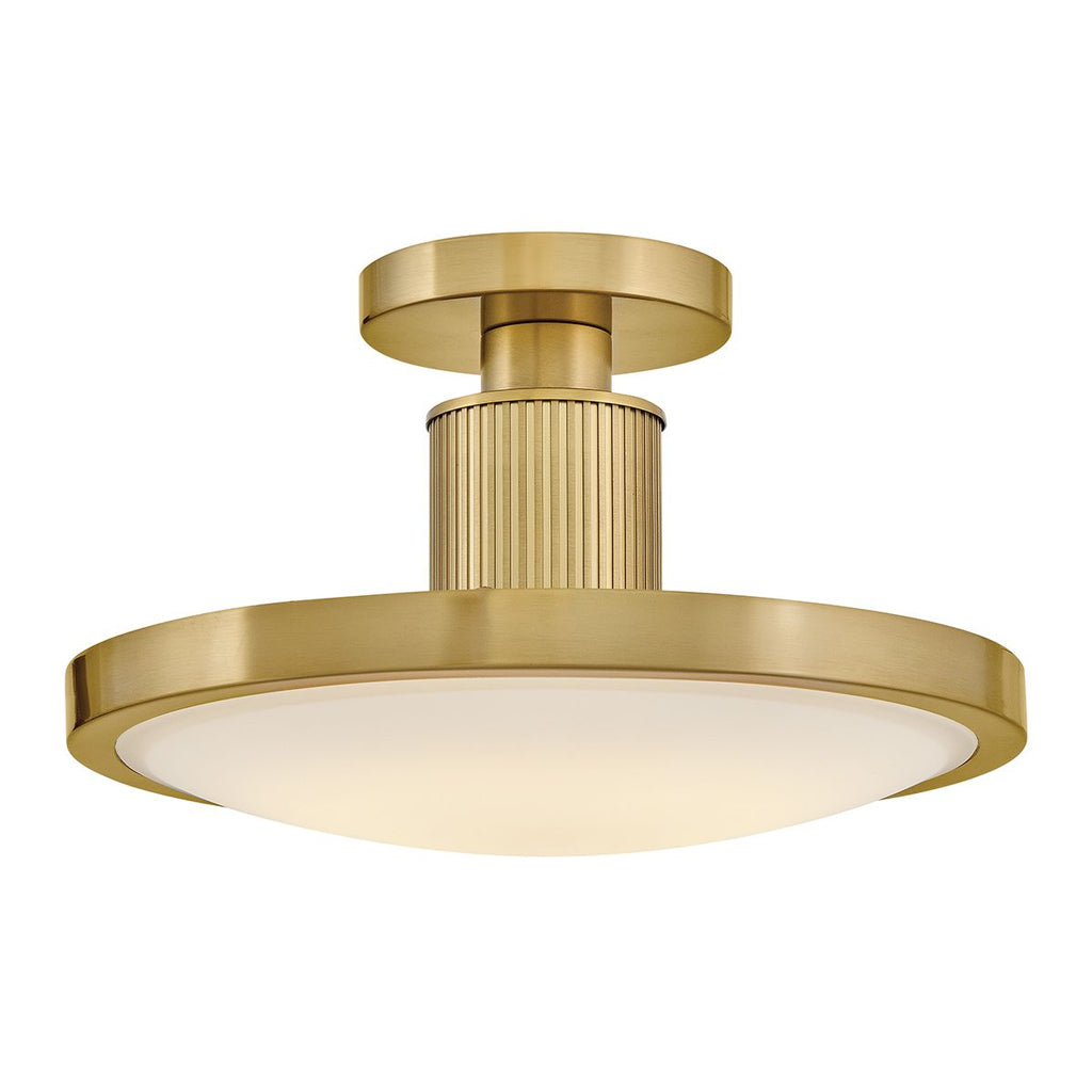HK-KIERAN-LED-SF-LCB Kieran LED Semi-Flush Laquered Brass