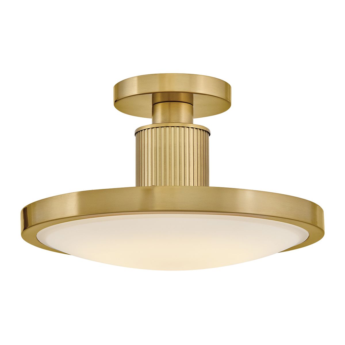 HK-KIERAN-LED-SF-LCB Kieran LED Semi-Flush Laquered Brass