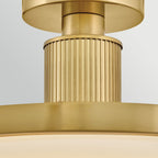 HK-KIERAN-LED-SF-LCB Kieran LED Semi-Flush Laquered Brass
