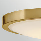 HK-KIERAN-LED-SF-LCB Kieran LED Semi-Flush Laquered Brass