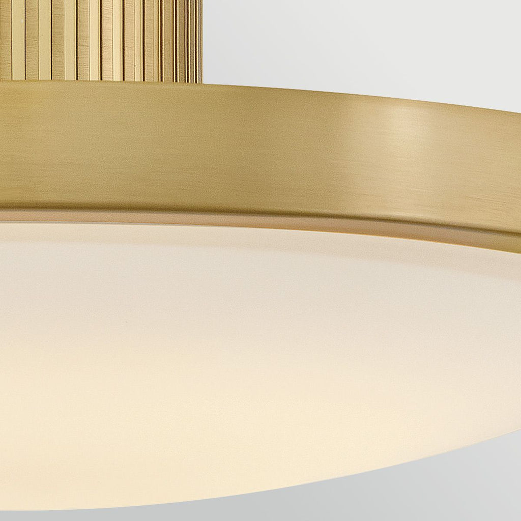 HK-KIERAN-LED-SF-LCB Kieran LED Semi-Flush Laquered Brass