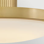 HK-KIERAN-LED-SF-LCB Kieran LED Semi-Flush Laquered Brass