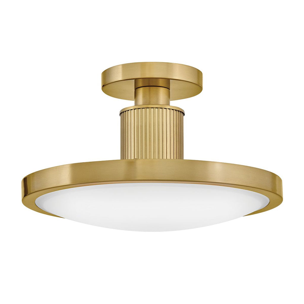 HK-KIERAN-LED-SF-LCB Kieran LED Semi-Flush Laquered Brass