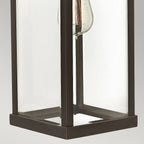 HK-MANHATTAN2-L Manhattan 1 Light Large Outdoor  Wall Lantern Oil Rubbed Bronze