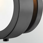 HK-MERCER-S-BK Mercer 1 Light Small Wall Light Matte Black