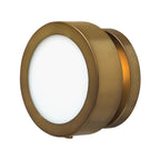 HK-MERCER-S-HB Mercer 1 Light Small Wall Light Heritage Brass