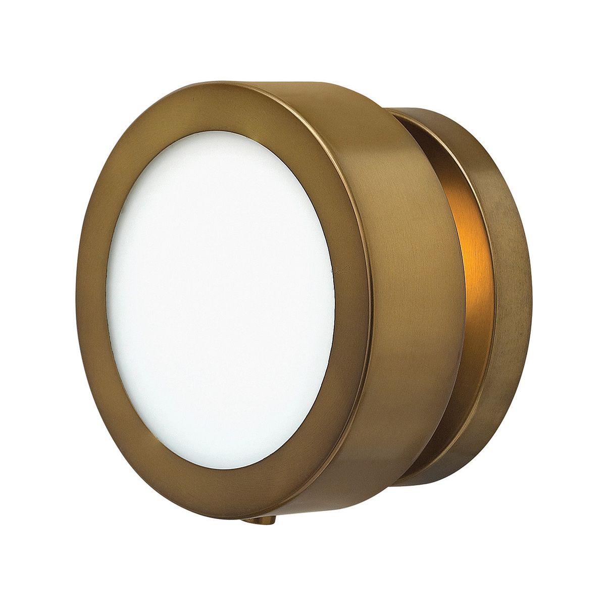 HK-MERCER-S-HB Mercer 1 Light Small Wall Light Heritage Brass