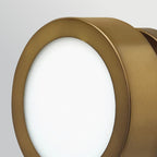 HK-MERCER-S-HB Mercer 1 Light Small Wall Light Heritage Brass