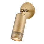 HK-PRATT-1LT-SPOT-HB Pratt 1 Light Outdoor  Spot Light Heritage Brass