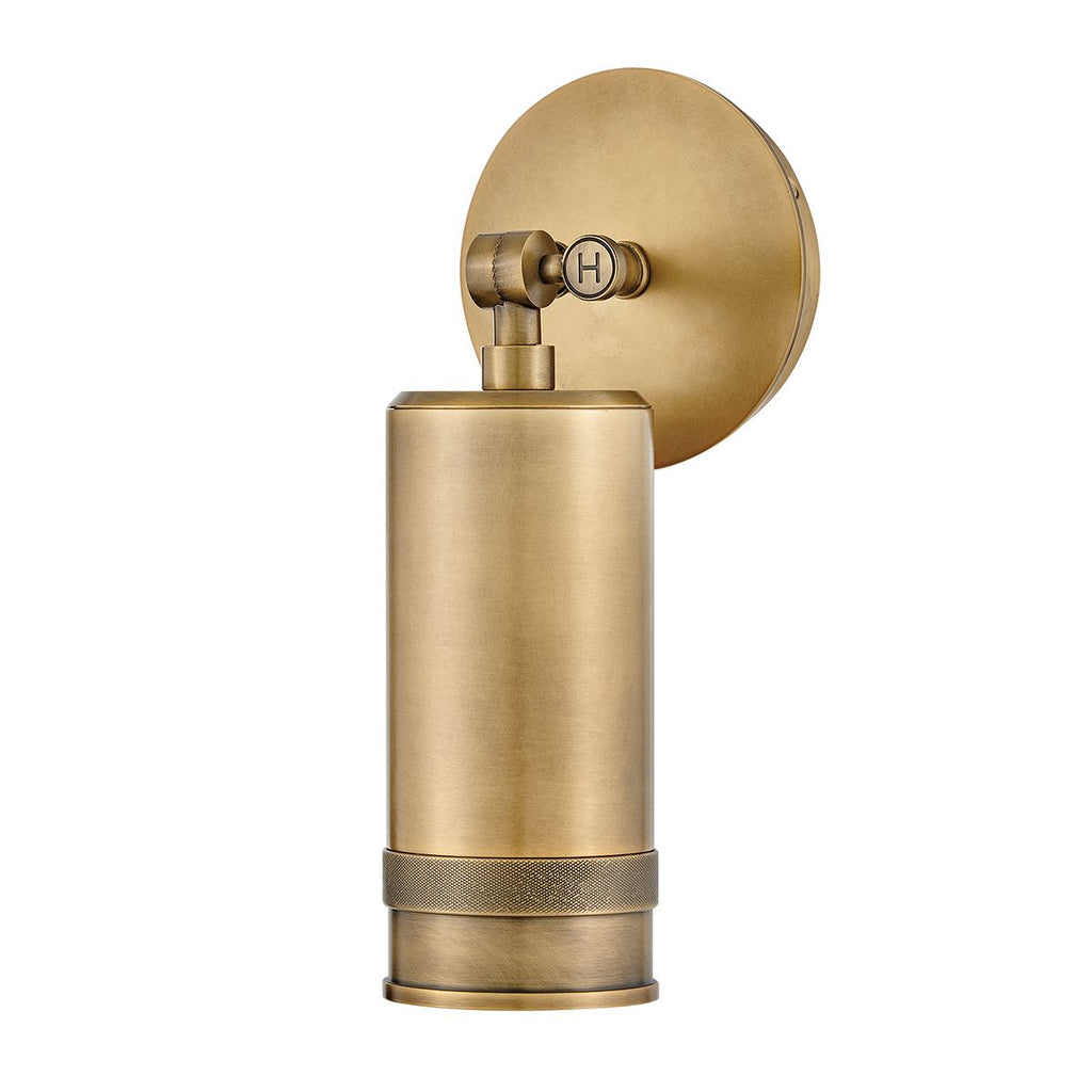 HK-PRATT-1LT-SPOT-HB Pratt 1 Light Outdoor  Spot Light Heritage Brass
