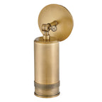 HK-PRATT-1LT-SPOT-HB Pratt 1 Light Outdoor  Spot Light Heritage Brass