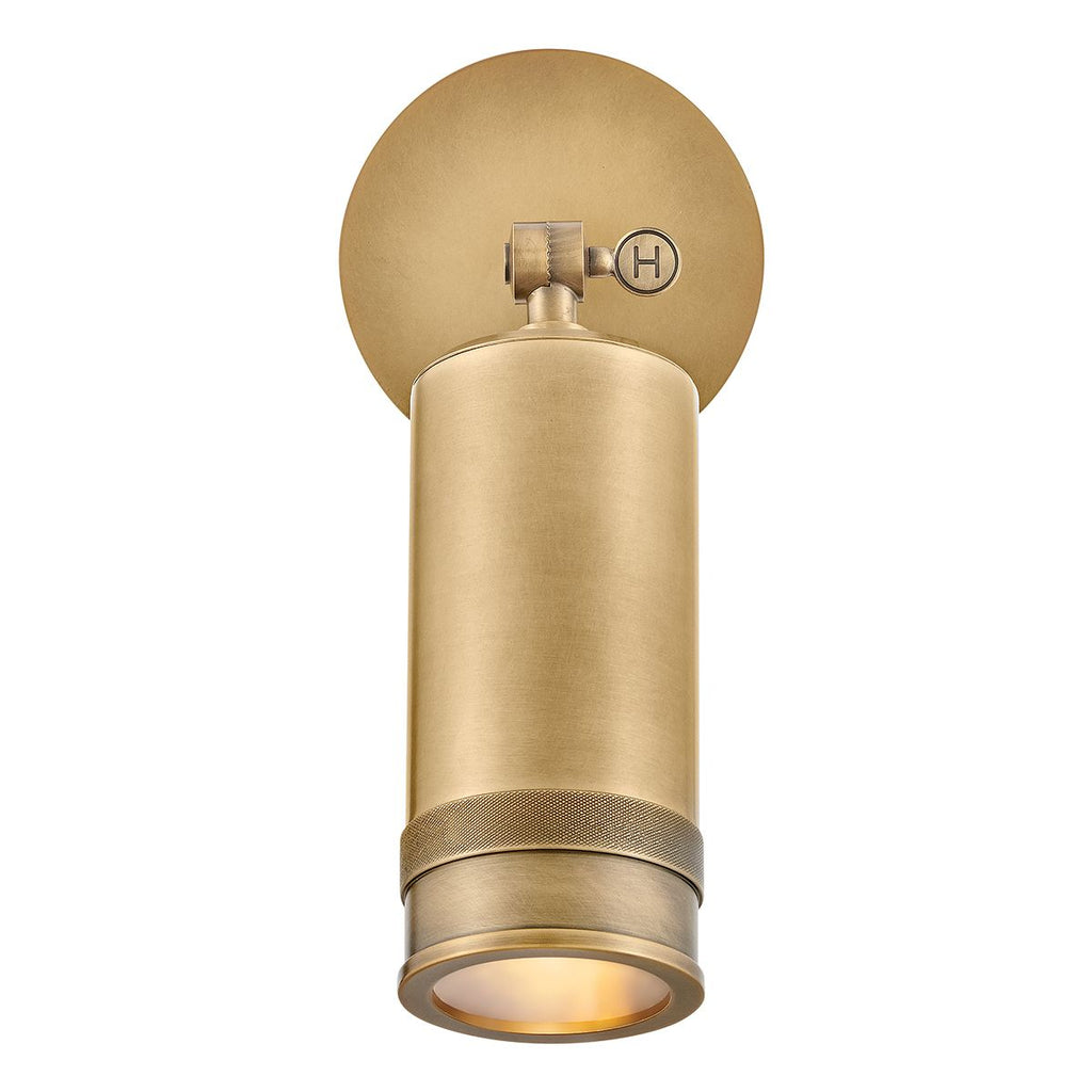 HK-PRATT-1LT-SPOT-HB Pratt 1 Light Outdoor  Spot Light Heritage Brass
