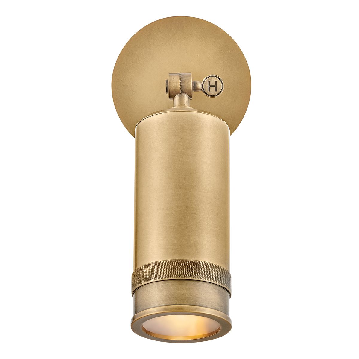 HK-PRATT-1LT-SPOT-HB Pratt 1 Light Outdoor  Spot Light Heritage Brass