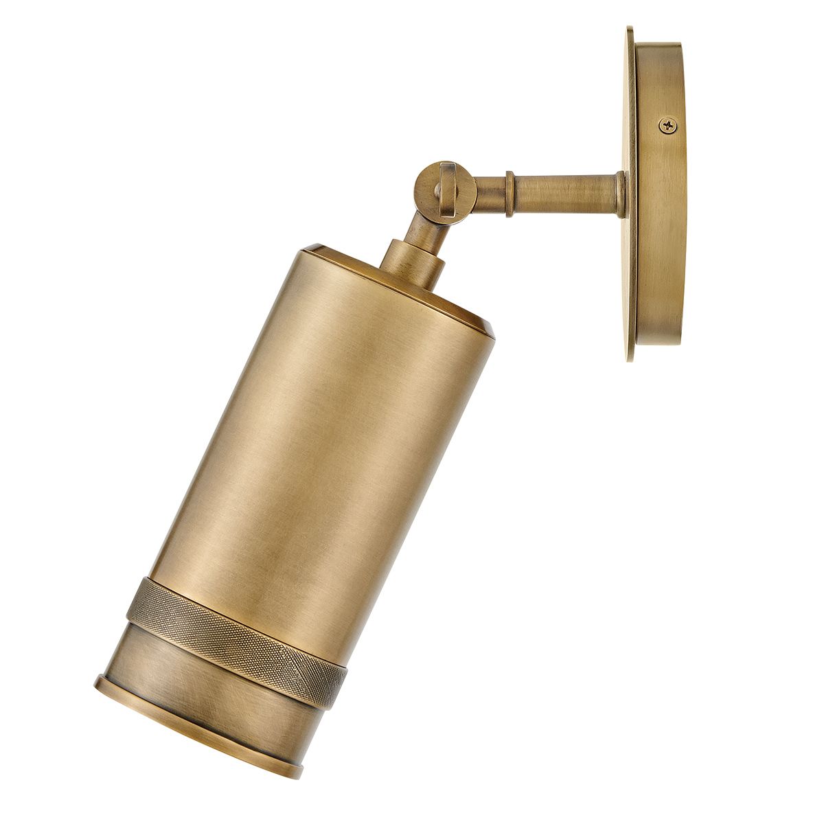 HK-PRATT-1LT-SPOT-HB Pratt 1 Light Outdoor  Spot Light Heritage Brass