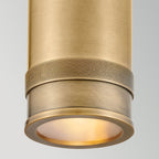 HK-PRATT-1LT-SPOT-HB Pratt 1 Light Outdoor  Spot Light Heritage Brass