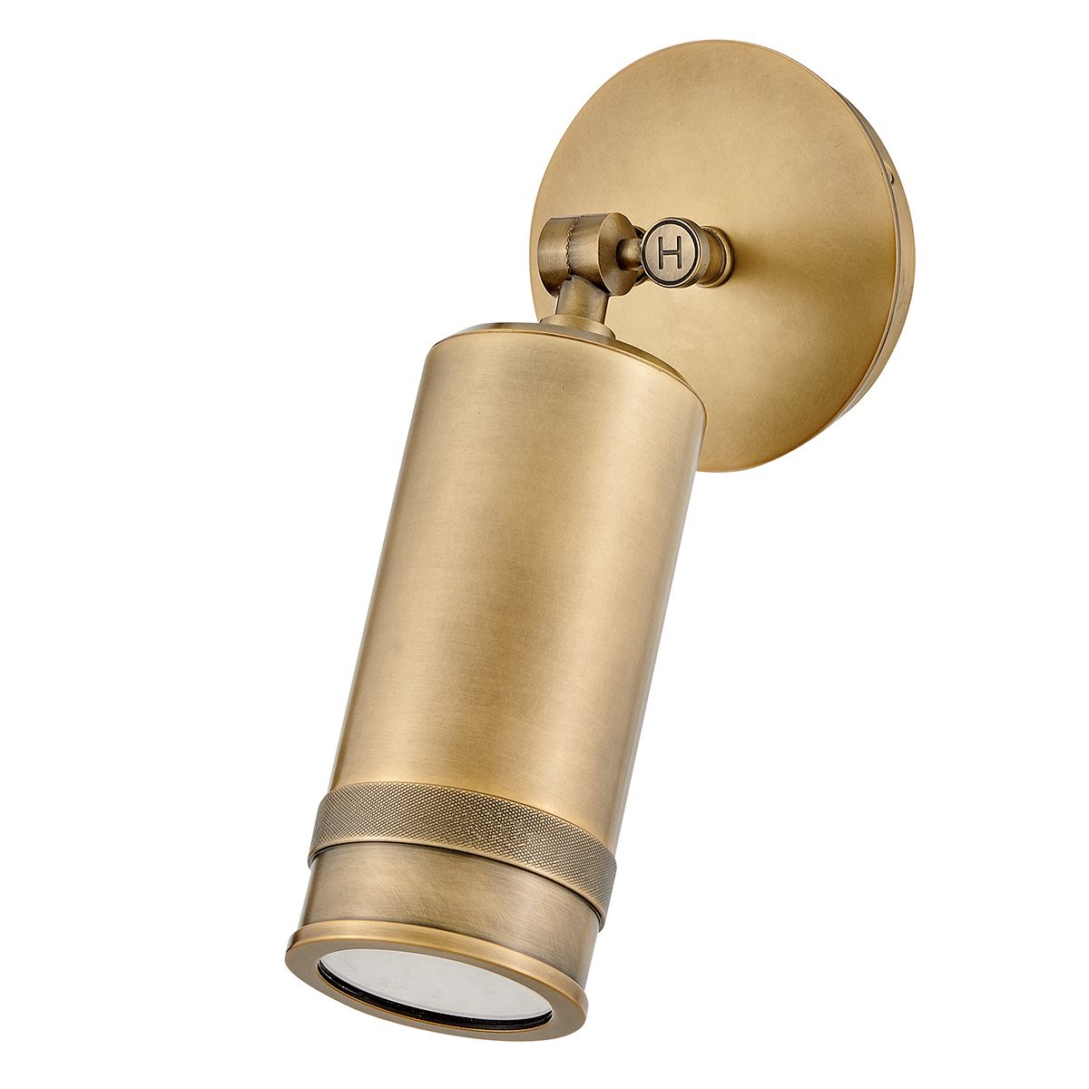 HK-PRATT-1LT-SPOT-HB Pratt 1 Light Outdoor  Spot Light Heritage Brass