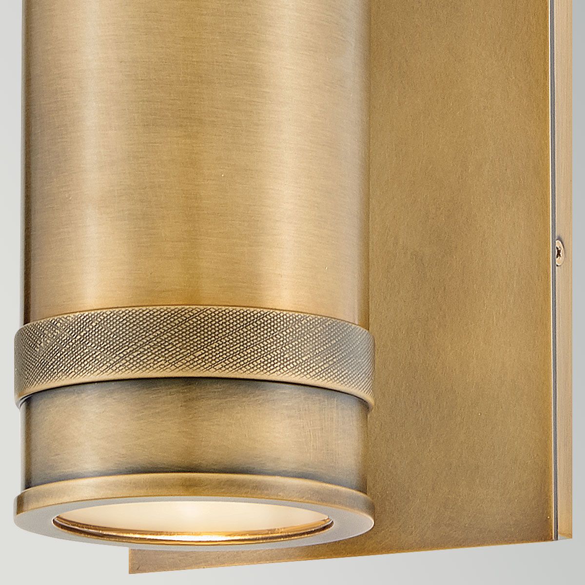 HK-PRATT-2LT-SPOT-HB Pratt 2 Light Up/Down  Outdoor Spot Light Heritage Brass