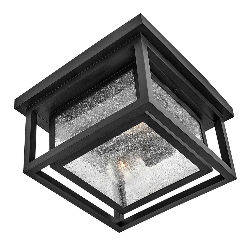 HK-REPUBLIC-F-BK Republic 2 Light Small  Outdoor Flush Lantern Black