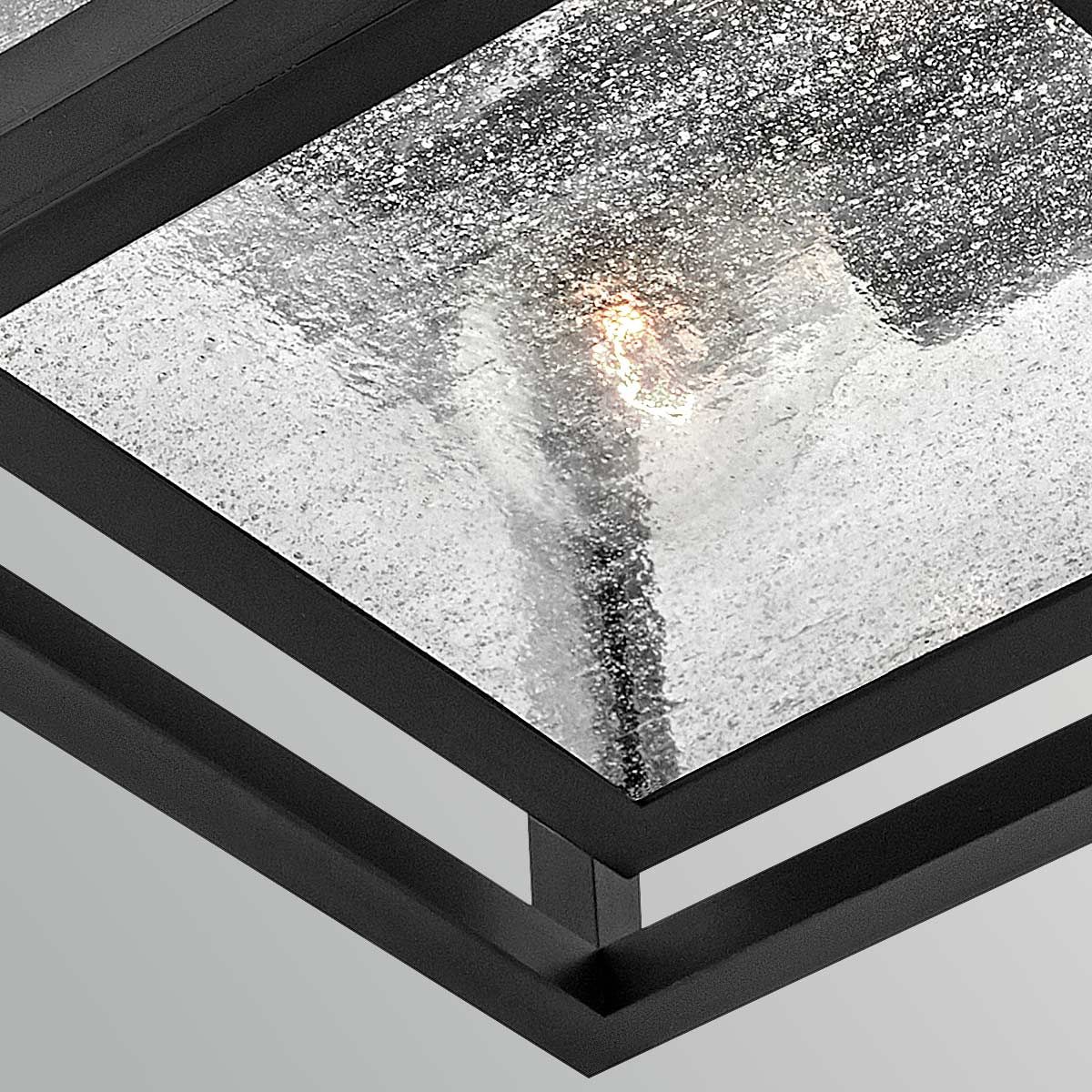 HK-REPUBLIC-F-BK Republic 2 Light Small  Outdoor Flush Lantern Black