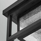 HK-REPUBLIC-F-BK Republic 2 Light Small  Outdoor Flush Lantern Black