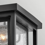 HK-REPUBLIC-F-BK Republic 2 Light Small  Outdoor Flush Lantern Black