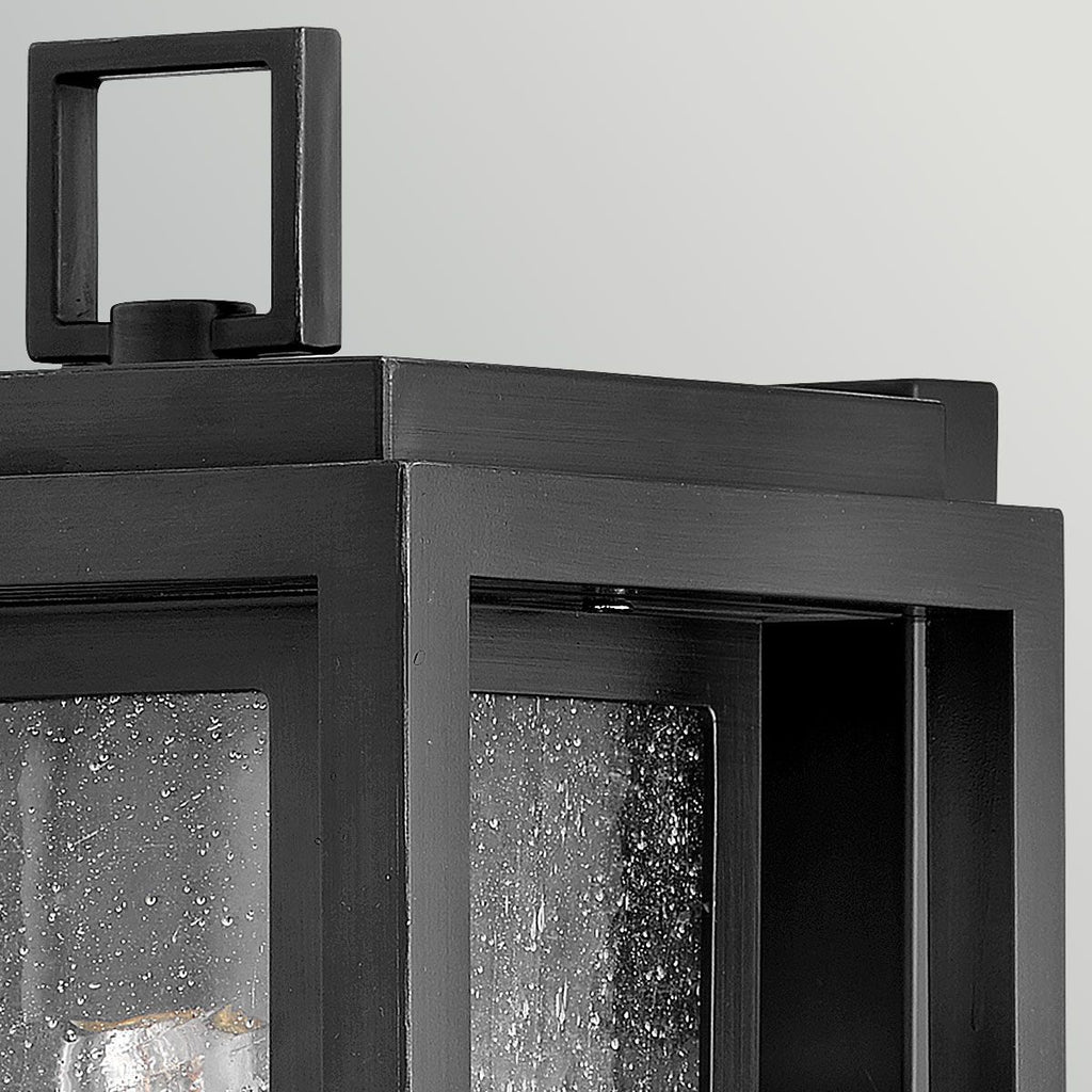 HK-REPUBLIC-M-BK Republic 1 Light Medium  Outdoor Lantern Black