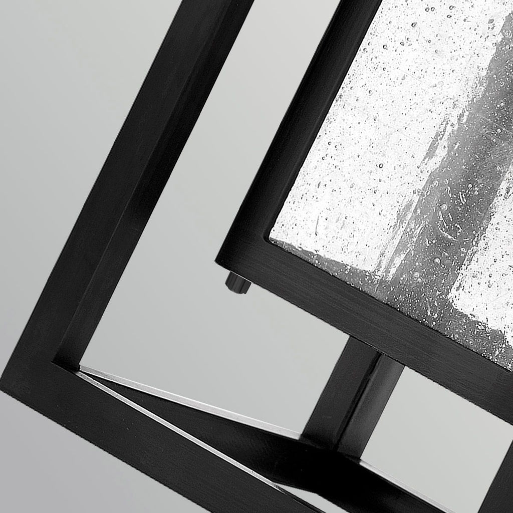 HK-REPUBLIC-M-BK Republic 1 Light Medium  Outdoor Lantern Black