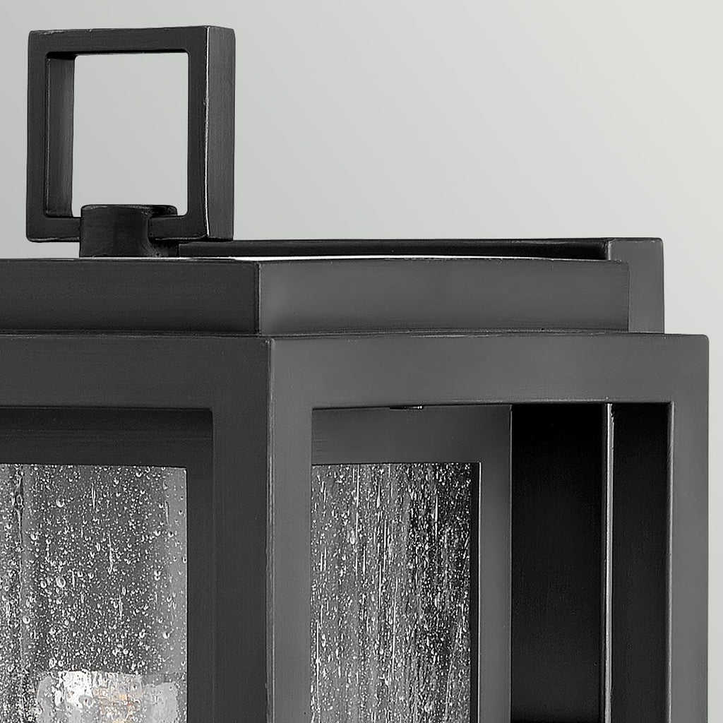 HK-REPUBLIC-S-BK Republic 1 Light Small  Outdoor Lantern Black
