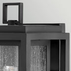 HK-REPUBLIC-S-BK Republic 1 Light Small  Outdoor Lantern Black