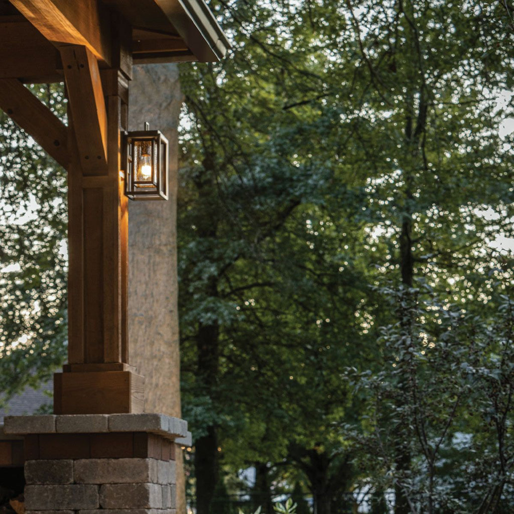 HK-REPUBLIC-S-BK Republic 1 Light Small  Outdoor Lantern Black