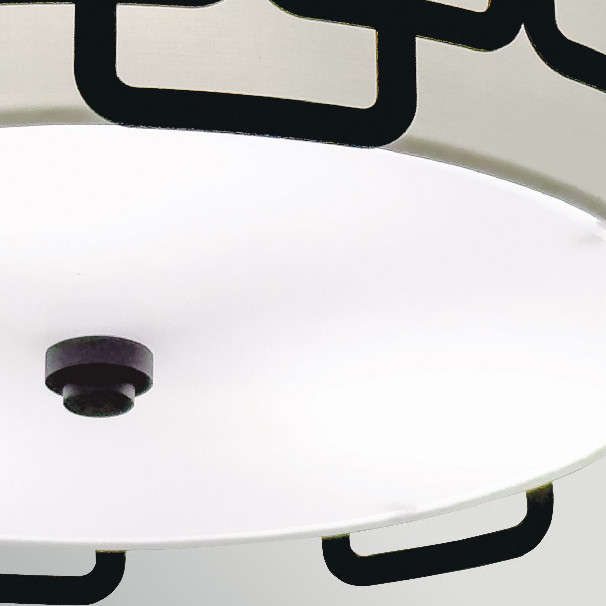 HK-SABINA-3F-BK Sabina 3 Light Flush Black