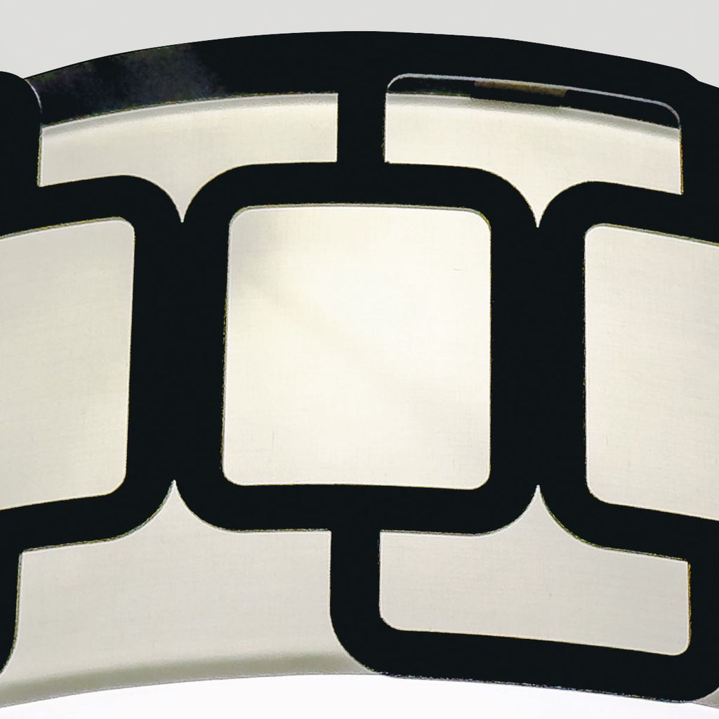 HK-SABINA-3F-BK Sabina 3 Light Flush Black
