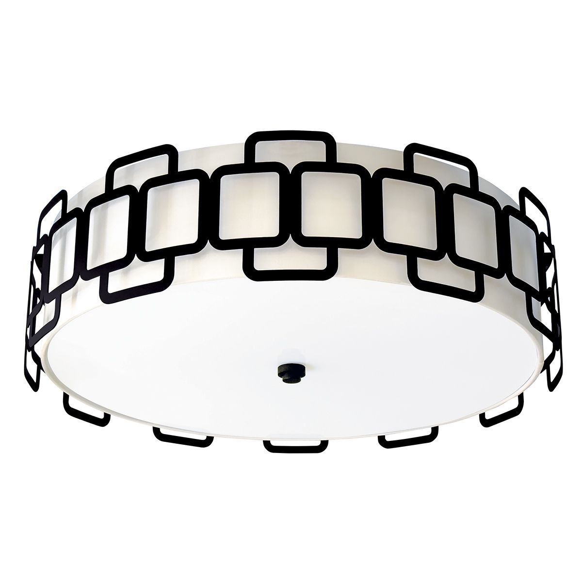 HK-SABINA-4F-BK Sabina 4 Light Large Flush Black