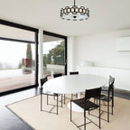HK-SABINA-4P-BK Sabina 4 Light Pendant Black
