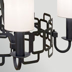 HK-SABINA5-BK Sabina 5 Light Chandelier Black