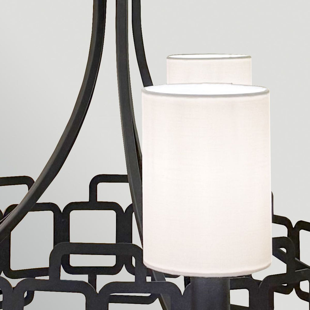 HK-SABINA5-BK Sabina 5 Light Chandelier Black