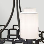 HK-SABINA5-BK Sabina 5 Light Chandelier Black