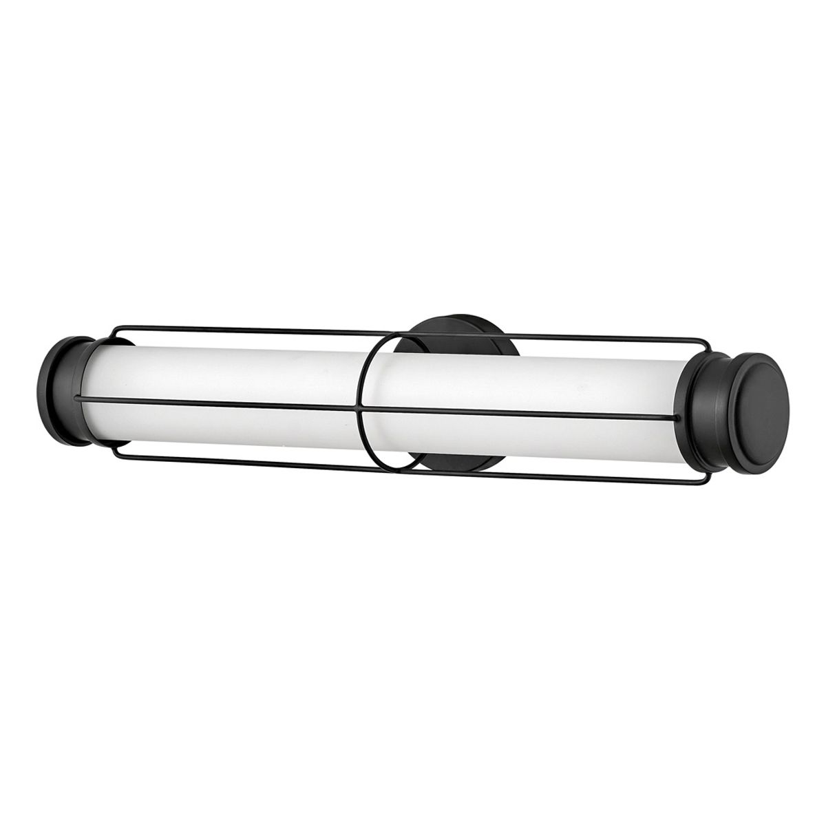 HK-SAYLOR-LED-M-BK Saylor Medium LED  Bathroom Wall Light  Matte Black