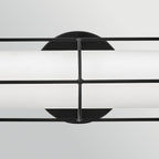 HK-SAYLOR-LED-M-BK Saylor Medium LED  Bathroom Wall Light  Matte Black