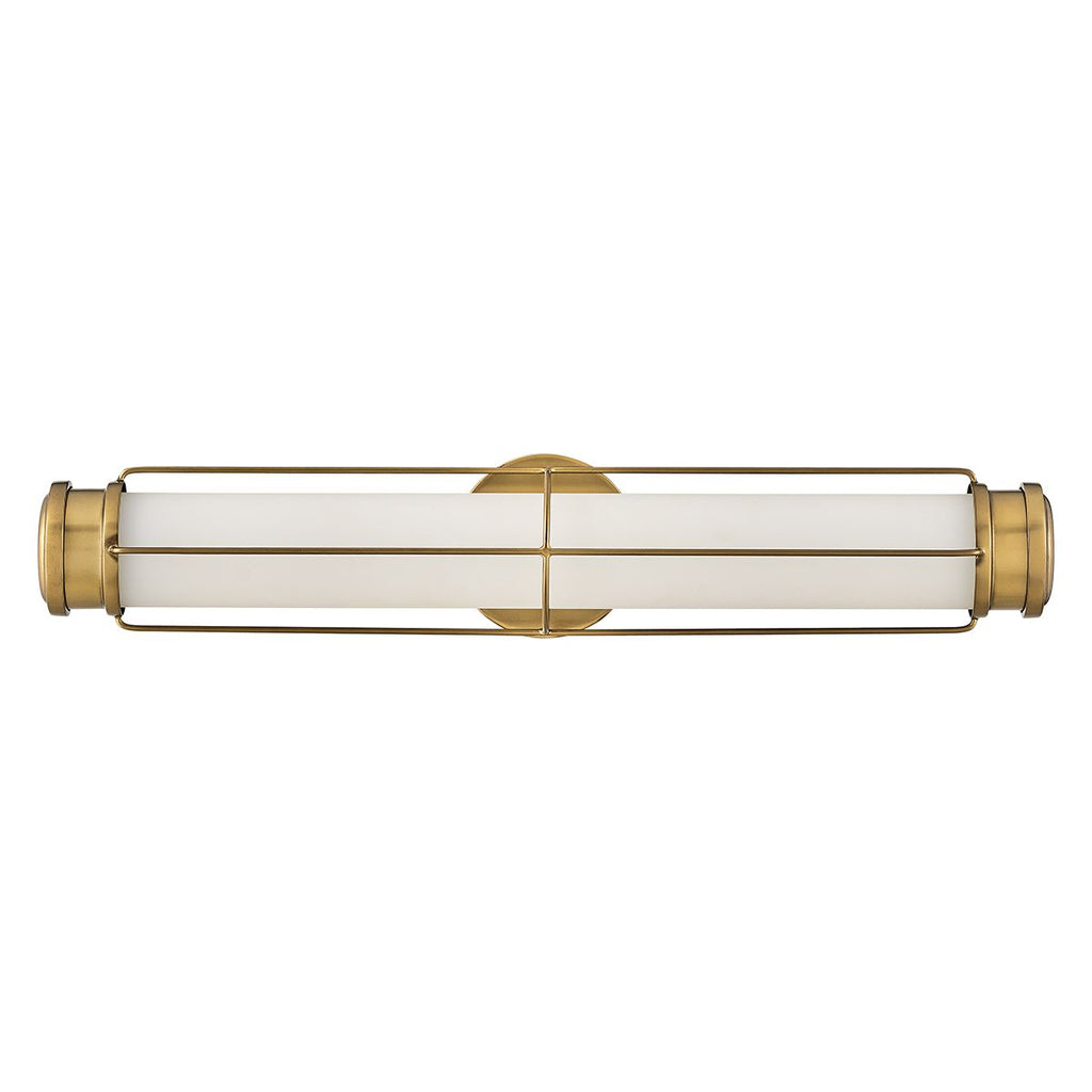 HK-SAYLOR-LED-M-HB Saylor Medium LED  Bathroom Wall Light  Heritage Brass